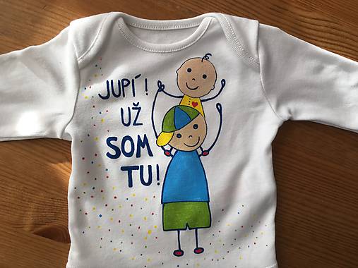 Súrodenecké duo tričiek pre veľkého brata a malého súrodenca 