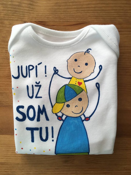 Súrodenecké duo tričiek pre veľkého brata a malého súrodenca 