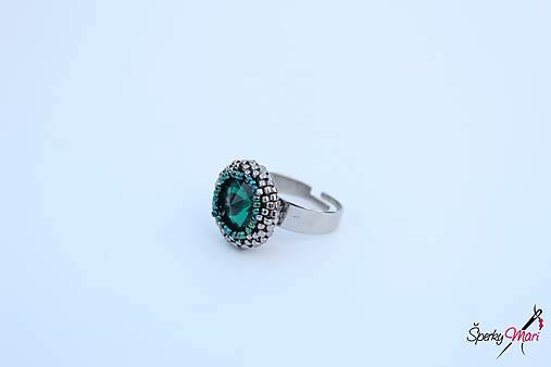 Prstene - prsteň SW emerald - 10084131_