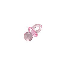 Iný materiál - Miniatúrny cumlík Ružový 2x1,2 cm - 10080597_