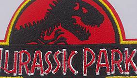Galantéria - Nažehľovačka Jurassic Park červená (NZ350) - 10085052_