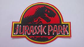 Galantéria - Nažehľovačka Jurassic Park červená (NZ350) - 10085053_