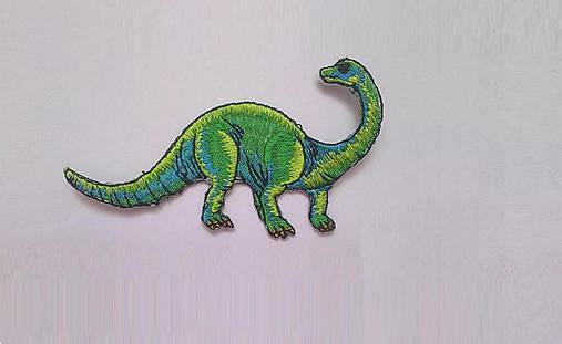  - Nažehľovačka Dinosaurus zelený 10 x 5,5cm (NZ46) - 10084892_
