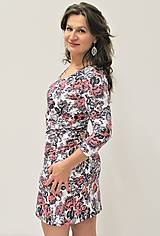 Oblečenie na dojčenie - 3v1 dojčiace TEPLÉ šaty, 3/4 rukáv, veľ. L-XL - 10085517_