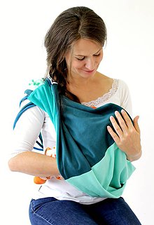 Oblečenie na dojčenie - DOJČIACI ŠÁL - zelený - 595,473,636,613 - 10085550_