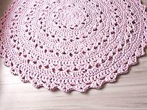 Úžitkový textil - Veľký okrúhly koberec - 10087134_