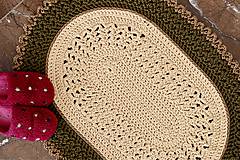 Úžitkový textil - Oválny koberec “Jeseň” - 10088210_