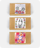 Nákupné tašky - Bavlnená taška Tri obdobia kvetu - 10086741_