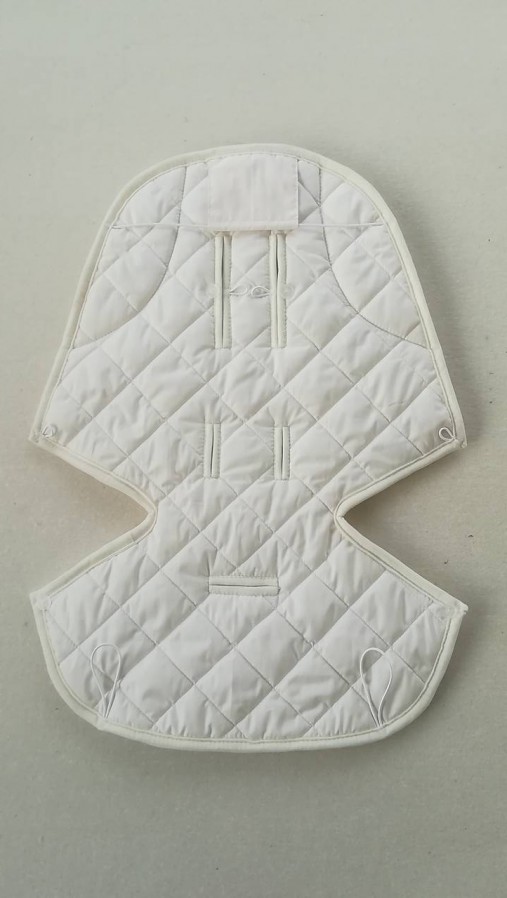 Detský textil - Podložka / poťah do kočíka STOKKE  Summer and Winter 100% ovčie rúno MERINO ELEGANT OFF WHITE - 10093961_