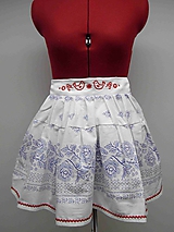 Sukne - 016 - Dievčenská modrotlačová sukňa 134 - 10091997_