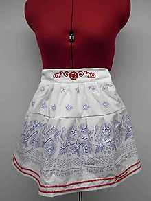 Sukne - 015 - Dievčenská modrotlačová sukňa 110 - 10091979_