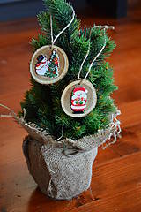 Dekorácie - Rozpávkové vianočné ozdoby na stromček - sada 2 kusov - 10090440_