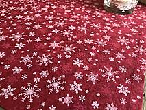 Úžitkový textil - Vianočné štóly červeno - zelený vzor  140 x 40 cm  (40 x140 cm bordovo červená  - Bordová) - 10101125_