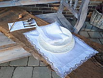 Úžitkový textil - Ľanové prestieranie Linen Ecstasy White - 10102476_