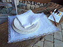Úžitkový textil - Ľanové prestieranie Linen Ecstasy White - 10102480_
