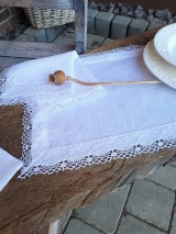 Úžitkový textil - Ľanové prestieranie Linen Ecstasy White - 10102497_