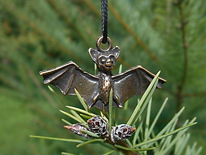 Pánske šperky - little bats - 10113705_