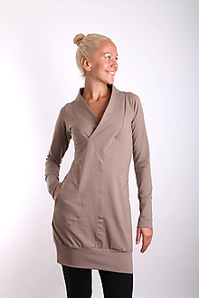 Šaty - ... costa de la luz... beige dress - 10109283_