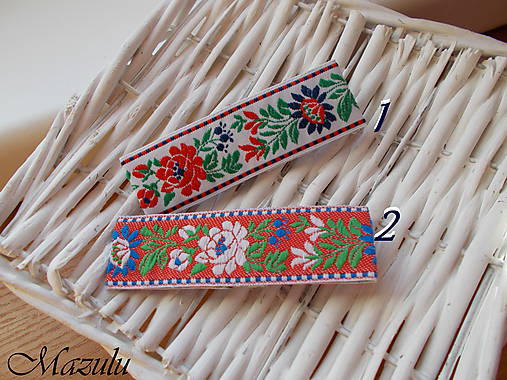 Ozdoby do vlasov - Folklórna spona - 10116422_