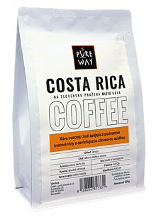 Kávy - Mletá Costa Rica káva Pure Way, 200 g - 10114645_