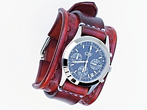 Náramky - Dámske kožené hodinky GFF - 10118780_