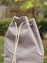 Pánske tašky - Veľký pánsky štýlový batoh z nepremokavého 100% ľanu "Casual" - 10119950_