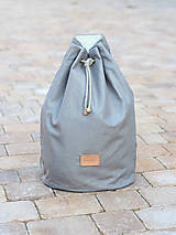 Pánske tašky - Veľký pánsky štýlový batoh z nepremokavého 100% ľanu "Casual" - 10119958_