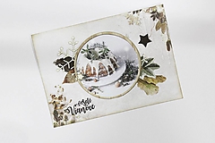 Papiernictvo - Vianočná pohľadnica - 10124085_