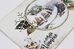 Papiernictvo - Vianočná pohľadnica - 10124086_
