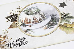 Papiernictvo - Vianočná pohľadnica - 10124092_