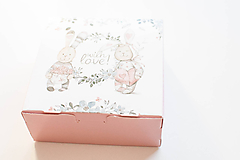 Obalový materiál - Darčeková krabička "cute " - 10127209_