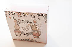 Obalový materiál - Darčeková krabička "cute " - 10127210_