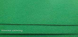 Galantéria - Filc 1 mm - 30 x 30 cm - tmavo zelená - 10132149_