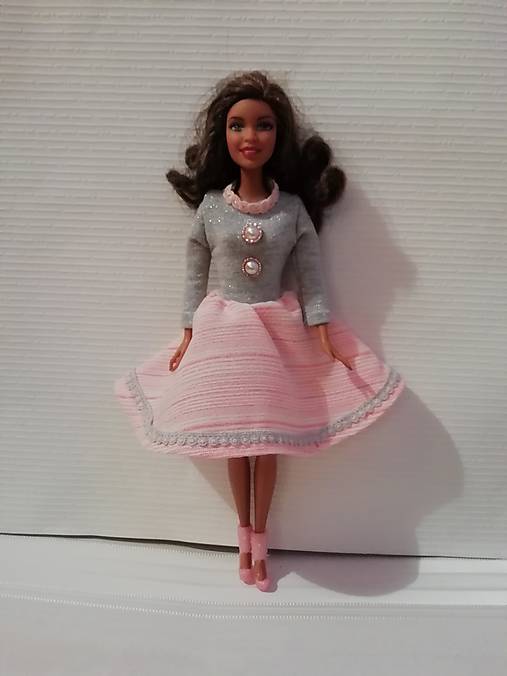  - šaty pre bábiku Barbie - 10134775_