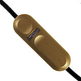 Komponenty - Stmievač pre klasické a LED žiarovky v zlatej farbe - 10135941_
