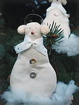 Dekorácie - Two snowmans (2 ks.) - 10136242_