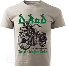 Pánske oblečenie - Pánske tričko motocykel D-RAD - 10138771_
