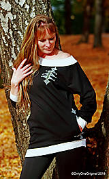 Šaty - Dámske šaty mini, šité, maľované, etno BELLA - 10139773_