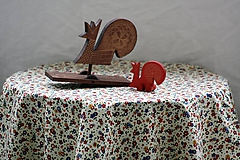 Úžitkový textil - Obrus. Starosvetský kvietočkový ako od starkej. - 10141261_