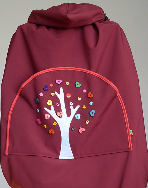 Detský textil - softshellová kapsa s odopínateľným flisom - 10147816_