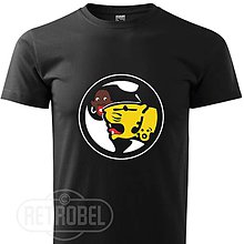 Pánske oblečenie - Pánske letecké tričko JG.27 čierne - 10144908_