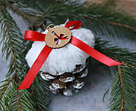Dekorácie - kožušinka_ vianočné ozdoby - 10142776_