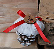 Dekorácie - kožušinka_ vianočné ozdoby - 10142782_