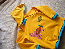Detské oblečenie - Mikinka s morskými príšerami - 10143878_