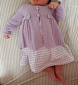 Detské oblečenie - Pletený svetrík pre bábätko - 10143314_