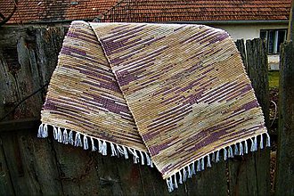 Úžitkový textil - Tkaný koberec do kuchyne - 10149159_