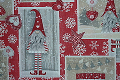Textil - Látka Vianočný škriatok - 10153000_