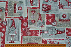 Textil - Látka Vianočný škriatok - 10153002_