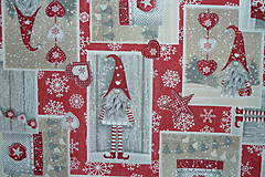 Textil - Látka Vianočný škriatok - 10153004_