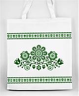 Nákupné tašky - Nákupná taška  kvety ľudový motív 03 - 10156861_